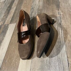 BeautiFeel Victoria Luminous Suede Pump Brown Patent EU 39 / US 8-8.5